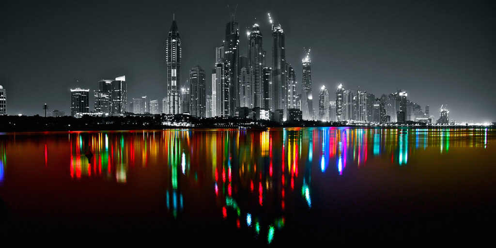 Art Dubai Marina Skyline modern art photography artwork PLATUX Artist Design Art Dubai Marina Skyline modern art photography artwork PLATUX Artist Design